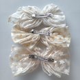 thumbnail image 4 of Lazo para el pelo con cierre automático de 6 cm, accesorios suaves para el cabello de encaje, horquillas para niñas, gomas para el pelo, horquillas de flores, bolsa para horquillas para mujer, boda, 4 of 4