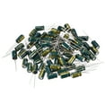 thumbnail image 5 of Uxcell 6.3x11mm 100uF 35V Bajo ESR Capacitores Electrolíticos de Aluminio Radiales Paquete de 80, 5 of 5