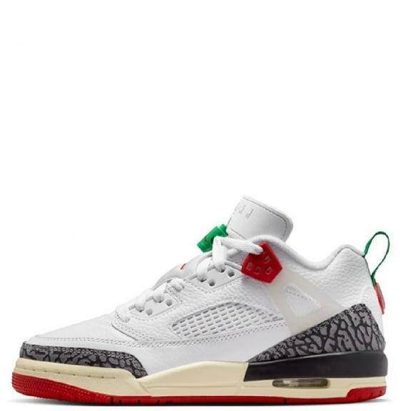 Big Kid's Jordan Spizike Low White/Varsity Red-Coconut Milk (FQ3950 109) - 5