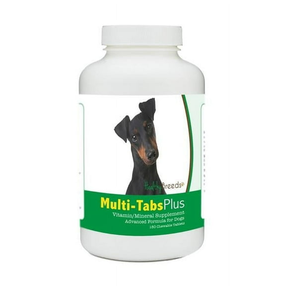 Healthy Breeds 840235173502 Manchester Terrier Multi-Tabs Plus Chewable Tablets - 180 Count