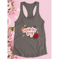 thumbnail image 3 of Mother's Day Flowers Racerback Tank Women -Image by Shutterstock, Female XX-Large, 3 of 4