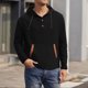 thumbnail image 1 of pstuiky camisa de manga larga para hombre, Blusa/camiseta informal de manga larga con capucha y cordón de color liso para hombre camisetas de hombre xl, 1 of 7