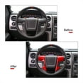 thumbnail image 4 of CheroCar Car Steering Wheel Moulding Cover Trim for Ford F150 2009-2014, Red, 4 of 7