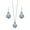 F, variant on Tnobhg 2Pcs/Set Ethnic Style Faux Turquoise Necklace Earrings Set Women Shining Rhinestones Inlaid Pendant Necklace Hook Earrings Jewelry Set