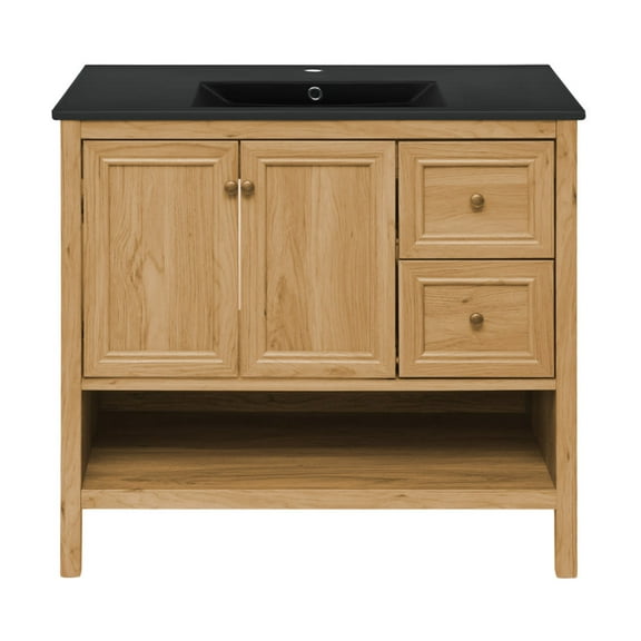 Swiss Madison Sm-Bv241mb Chateau 36" Free Standing Single Basin Vanity Set - Golden Oak /