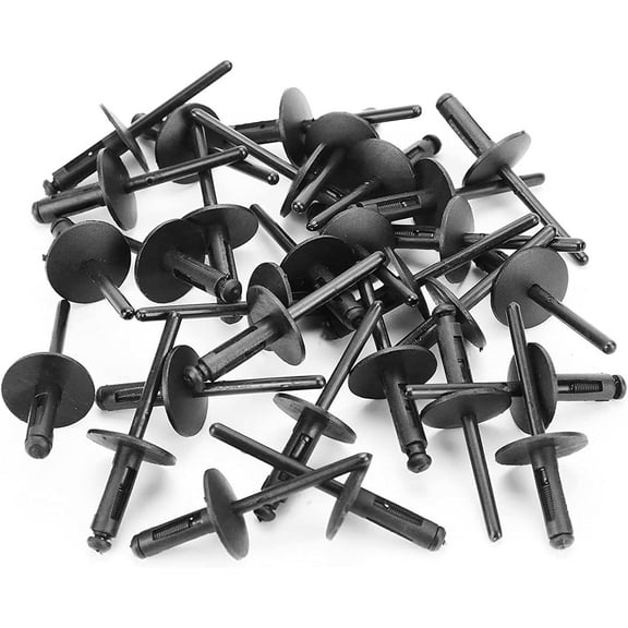 BINB ROAD Black Wheel Arch Trim Blind Rivet Expanding Rivet 51777171004 Compatiable with BMW X1 X3 X4 X5 X6（ 30Pcs）
