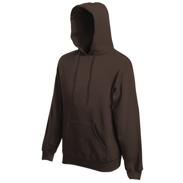 Fruit Of Loom - Sudadera con capucha Premium 70/30 Hombre/Caballero (Marrón chocolate)