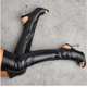 thumbnail image 5 of Amzcrzy Zapatos de mujer,Zapatos de mujer,Zapatillas de mujer, Zapatos de mujer con punta cuadrada y recortes, botas por encima de la rodilla, tacones finos, sandalias de tacón alto, prendas de vesti, 5 of 8
