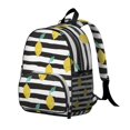 thumbnail image 2 of Bright Lemon Backpack for Adults, Small Fruit-Themed School Bag, Fresh & Colorful Print, Lightweight for Everyday Use, 2 of 6