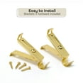thumbnail image 4 of Achim Fantasia 5/8" Cafe Rod Bracket, 3/4" Projection, 1 Pair, 4 of 5