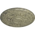 thumbnail image 3 of 30 5/8"OD x 2 1/2"P Tellson Ceiling Medallion (Fits Canopies up to 6 3/4"), Hand-Painted Castle Stone Crackle, 3 of 7