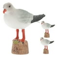 thumbnail image 1 of 3 figuras de gaviota de plástico, estilo náutico, decoración para el hogar, la oficina y el jardín, 1 of 8