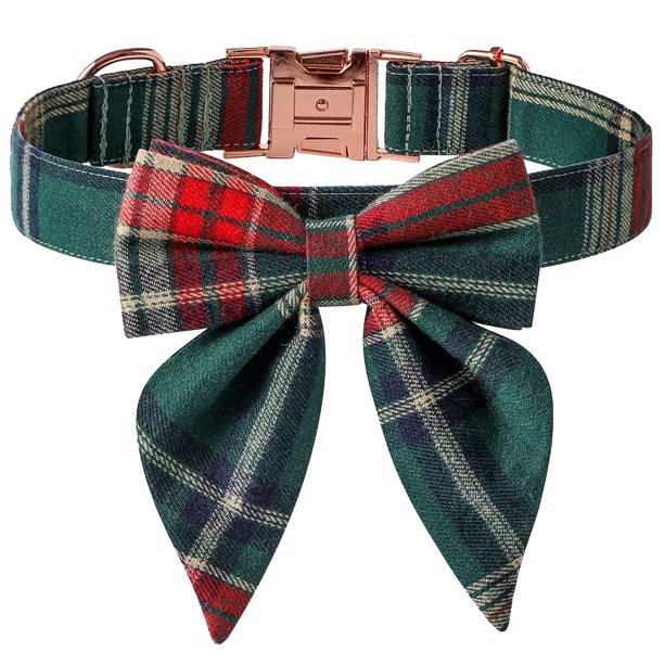 Collar para perros Apuakthei: pajarita marinera con estampado de ondas y malla de color, cuello ajustable