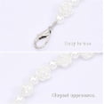 thumbnail image 6 of 2Pcs 10Inch Plastic Imitation Rose-shaped Pearl Beaded Bag Handles for DIY Accessory Handbag Purse Chain Replacement White, 6 of 7