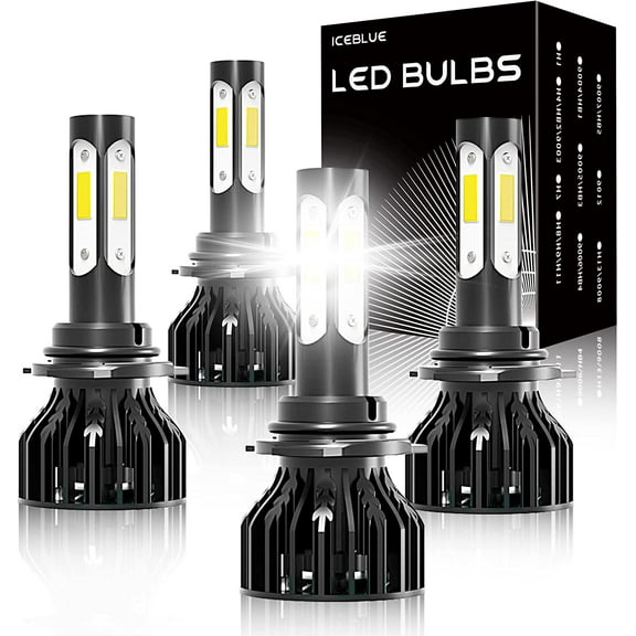 For 1999-2006 chevy Silverado 1500 2500 3500 hd 4 sides Headlights,9005 9006 High and Low Beam Bulbs 4pcs