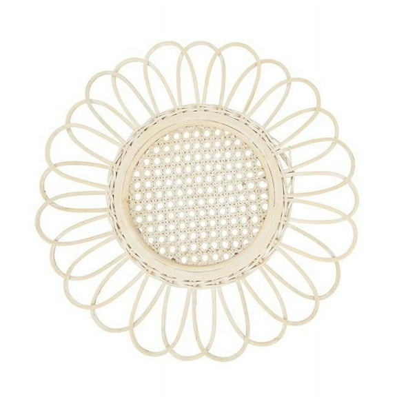 Saro Lifestyle Spiral Loops Rattan Placemat (Set of 4)