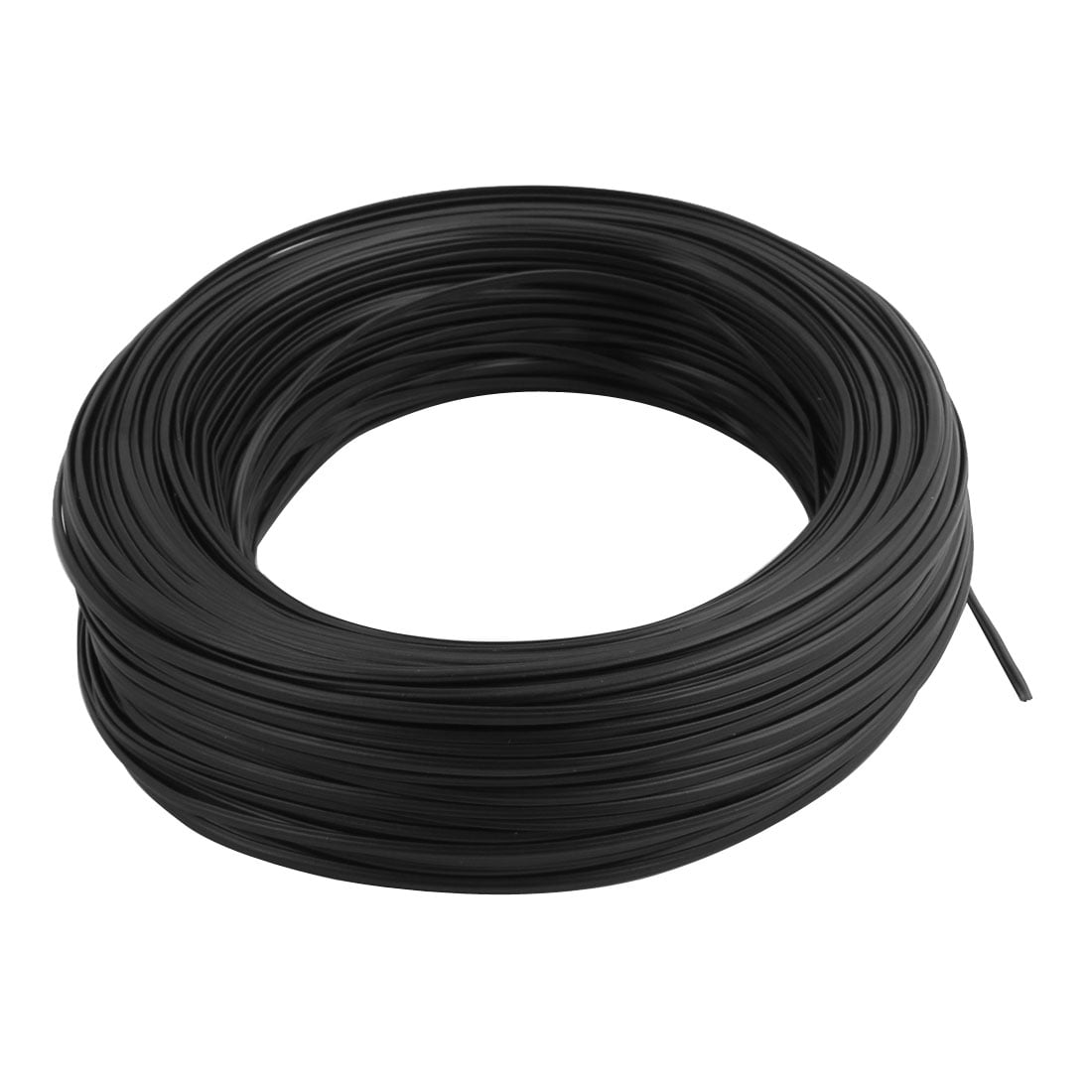 Black PVC Coated Iron Core 0.75mm Diameter Iron Wire 150M Length ...