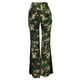 thumbnail image 3 of Sunloudy Pantalones casuales para mujer Camuflaje Estampado de cremallera Botón Diseño Patchwork Pantalones rectos acampanados Sunloudy S M L XL XXL, 3 of 9