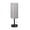 #1291-Gray, variant on Cevemin Pull Chain Control Table Lamp with Charging Ports - Cylindrical Linen Fabric Shade, Metal Base Nightstand Lamp for Bedroom, Living Room, Office
