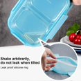 thumbnail image 5 of 304 Stainless Steel Lunch Box, Double Layer Lunch Box, Food Storage With Compartment For Adults, Kids, Office, School Trip(blue), 5 of 5
