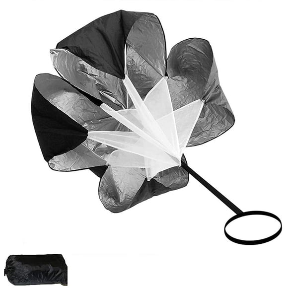 Running Umbrella Speed ​​Training Resistance Parachute Umbrella Wind Resistance Training Tool Running Parachute Resistance Trainer Soccer Football Agility Head Speed ​​Rope