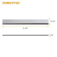 thumbnail image 6 of POWERTEC 6PK 6-1/8 Inch Jointer Blades for Ridgid JP06000, JP06101, JP0610, Craftsman 21705 Jointer, Replacement for AC8600, JE08008 Jointer Knives, 14802DD, 6 of 7