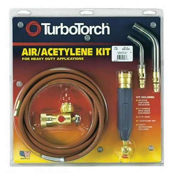 TurboTorch 0386-0338 X-5B Torch Kit Swirl, for B tank, Air Acetylene