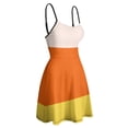 thumbnail image 4 of Candy Corn Pattern Slip Dress Dresses For Woman Fairy Dress, 4 of 6