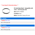 thumbnail image 2 of CV Joint Boot Band - Compatible with 1978 - 1979 Porsche 930, 2 of 2