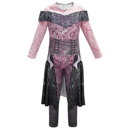 Girl's Halloween Cosplay Descendants 3 Audrey Mal Costume Jumpsuits Fancy