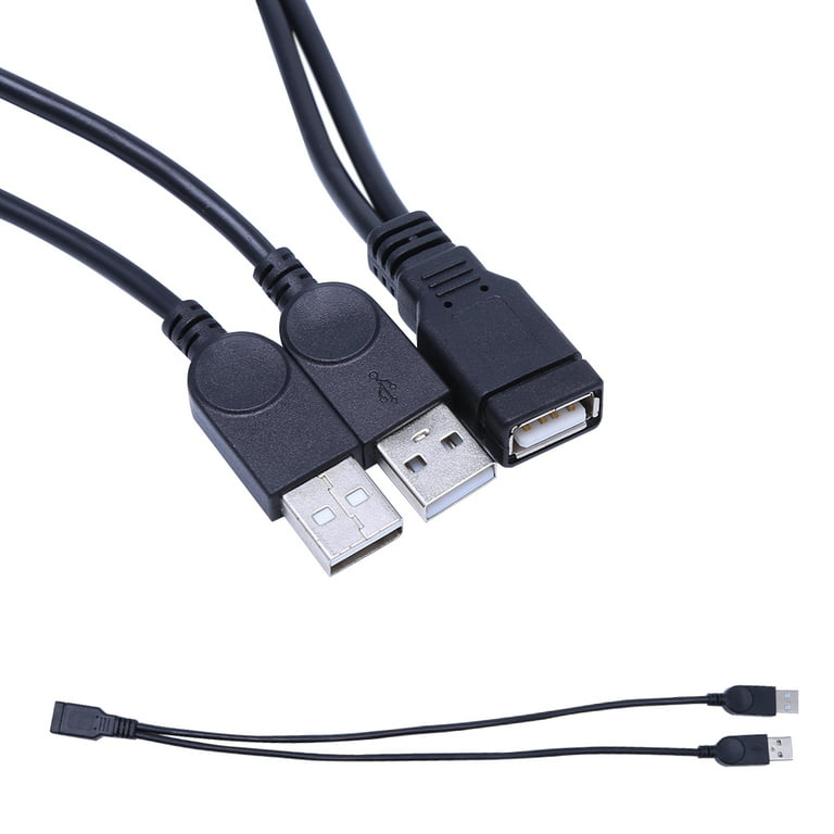 GLHONG Micro USB Splitter Adapter, Micro USB Female to USBC Male + Type-C  Male Charge Cable Extension