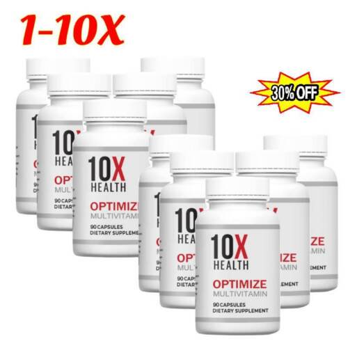 Multivitamínico metilado 1-10X Health Optimize 90 cápsulas ENVÍO GRATIS N/# NUEVO Mejor