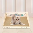 thumbnail image 1 of Cat Scratch Pad with Box Pet Cushion House Nest Cat Scratching Pad for Kitty Brown, 1 of 8