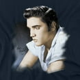 thumbnail image 2 of Elvis Presley T-Shirt Blue Profile Unisex Graphic Tee For Men & Women, 2 of 7