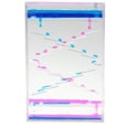 thumbnail image 1 of Temporizador de burbujas de color flotante con movimiento líquido, aceite, reloj de arena, dispositivo de vidrio, decoración del hogar Azul rosa 3, 1 of 9