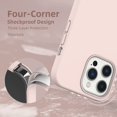 thumbnail image 5 of Compatible with iPhone 13 Pro Max Case for Women, [Drop Protection] [Anti-Fingerprint] [Anti-Scratch] Shockproof Soft-Touch Silicone Phone Case for iPhone 13 Pro Max 6.7", Pink Sand, 5 of 12