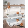 thumbnail image 2 of QinaQin Réchaud Électrique pour Aliments en Acier Inoxydable de Qualité Commerciale avec Contrôle de la Température - Réchaud de Buffet de 9 Pintes, Convient au Service Traiteur, aux Mariages et à Divers Événements, 2 of 7