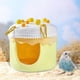 thumbnail image 5 of Cama nido para loros, periquitos, cama acogedora para clima frío, accesorios para jaulas colgantes Amarillo y blanco, 5 of 7