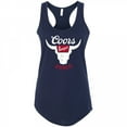 thumbnail image 1 of Coors Banquet Rodeo Logo Navy Colorway Women's Racerback Tank Top-2XLarge, 1 of 1