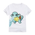 thumbnail image 1 of Camiseta de algodón de Pokémon Squirtle para niños, ropa de Manga corta, Tops de dibujos animados para bebés, 1 of 1