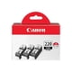 thumbnail image 2 of Cartucho de tinta Canon PGI-220 negro, paquete triple, 2 of 6