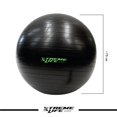 thumbnail image 3 of Pelota de Pilates Xtreme Life 75cm Negro Profesional Hasta 300 Kilos, 3 of 7