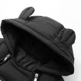 thumbnail image 6 of JFOPQVSM Baby Winter Padded Snowsuit Cute Bear Ear Hooded Romper Double Zipper Warm Infant Jumpsuit, 6 of 8