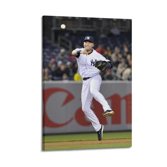 Derek Jeter Baseball Player Poster Poster Album Cover Posters for Bedroom Wall Art Canvas Posters Music Album Cover Poster