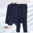 thumbnail image 4 of Traje profesional de manga larga para mujer, traje formal con pantalón, ropa de trabajo para entrevistas y ventas, otoño e invierno, 4 of 4