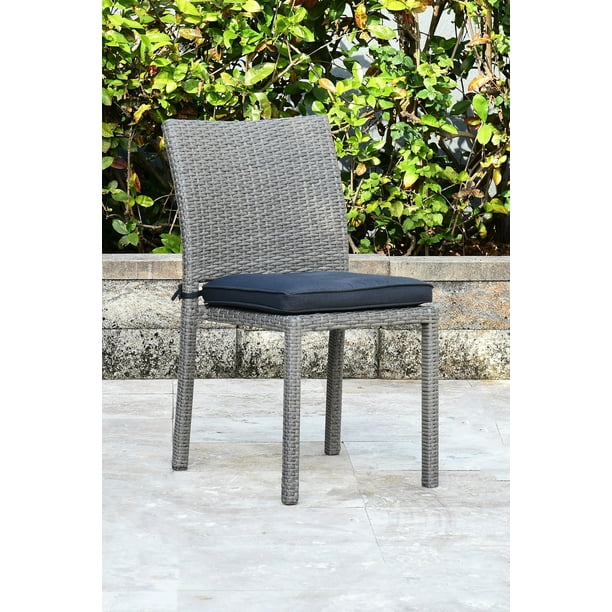 Atlantic Liberty All Weather Wicker Outdoor Armchairs Set Of 4 Gray Com Atlantic Liberty All Weather Wicker, Atlantic Liberty Patio Furniture