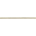 thumbnail image 3 of 10K Yellow Gold bracelet Rope chain Diamond-cut 20 in 1.3 mm, 3 of 5
