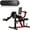 Red LE02 with 230 BP, variant on Syedee Adjustable Leg Extension Machine – Multi-function Seat Leg Extension/Leg Curl for Home Use, Plate-mounted Design, 5+28 Levels of Adjustment