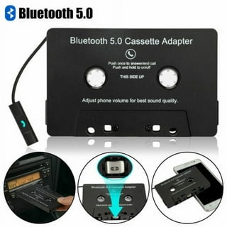  Aluratek Universal Bluetooth Audio Cassette Receiver, Built-in  Rechargeable Battery, Up to 8 Hours Playtime, Audio Receiving up to 33  Feet, ABCT01F : Electronics