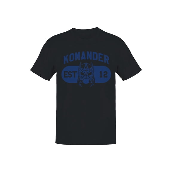 Officially Licensed Legends Of Lucha Libre Komander Wrestling Tribute Logo Men's T-shirt